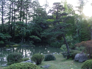 画像：大覚寺庭園