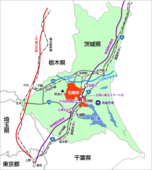 交通アクセス地図