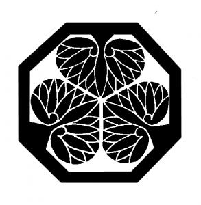 隅切角内葵巴紋（定紋）