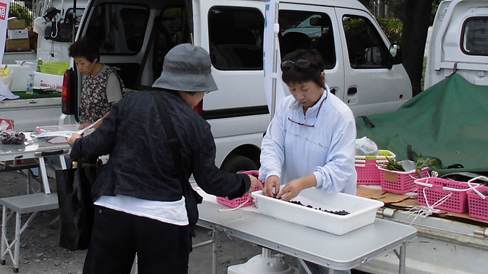 軽トラ朝市～新鮮な野菜を販売します～（毎週土曜日開催）04
