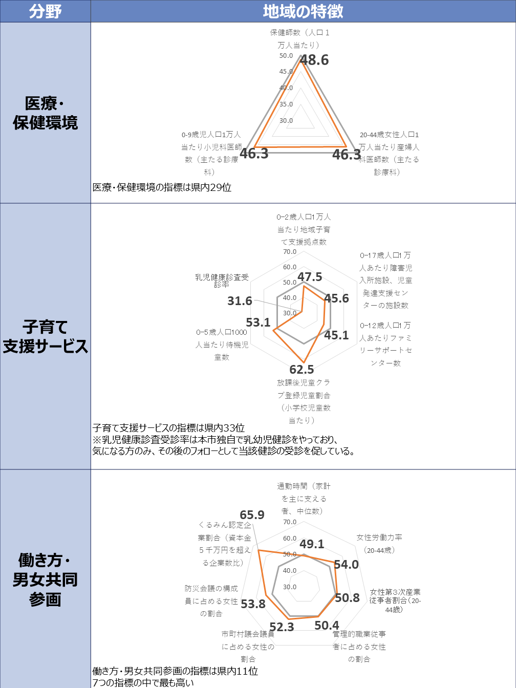 レーダーチャート2