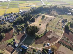 舟塚山古墳空撮（後円部から）