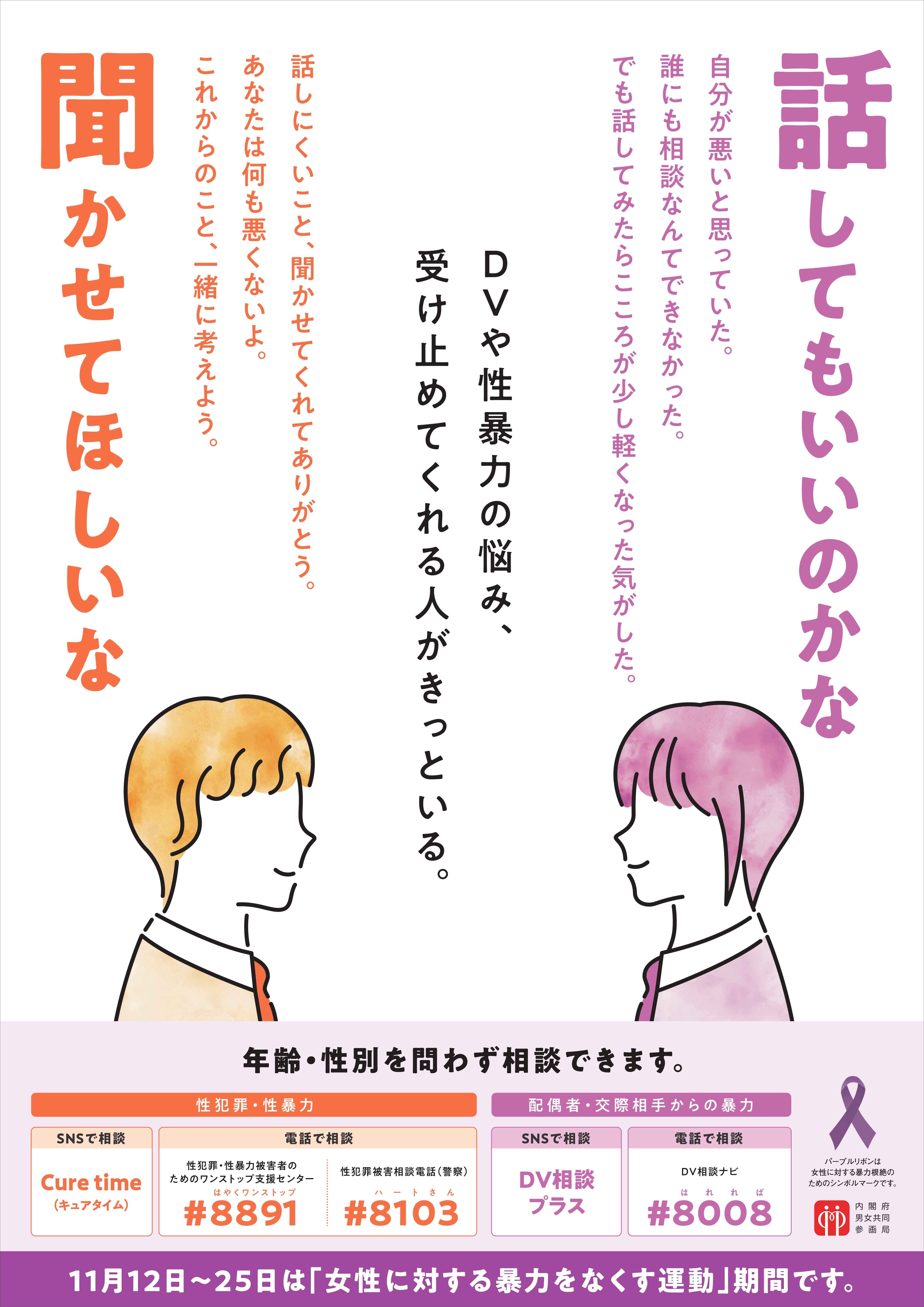 女性に対する暴力をなくす運動ポスター