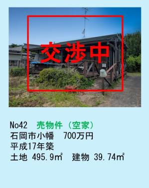 交渉中