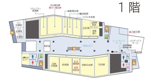 1階フロアマップ