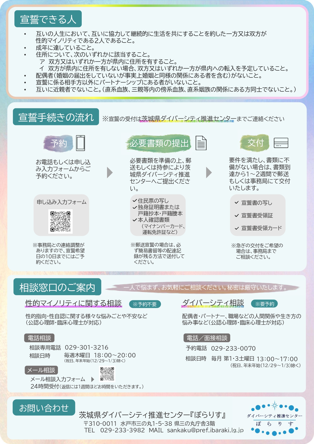 パートナーシップ裏