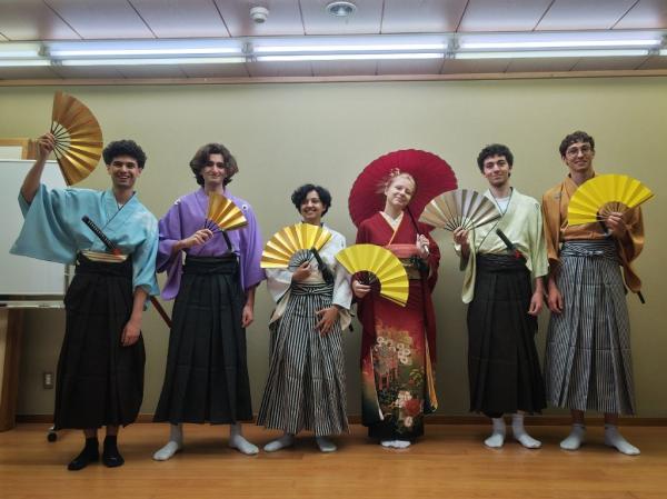 R8フランス留学生日本舞踊体験